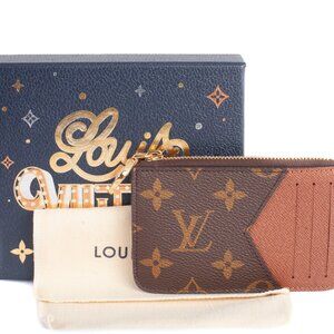 Authentic LOUIS VUITTON Monogram Canvas Romy Card Holder